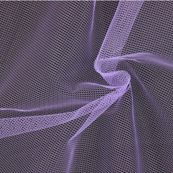 Tule hard type 100% nylon (50m x 140cm), Lilac